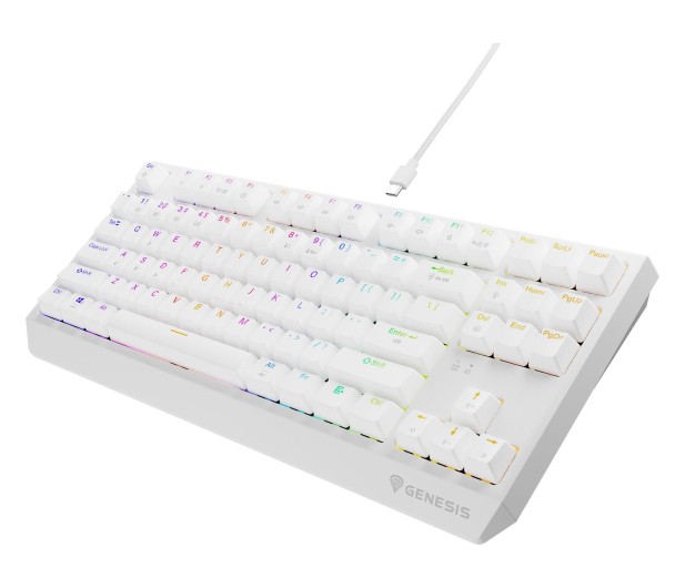 Genesis THOR 230 TKL WIRELESS US BIAŁA RGB MECHANICZNA OUTEMU NKG-2165 - 1351044 - zdjęcie 8